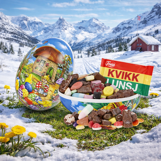 🐣 Påskeegg 18 cm og ca 700gr, en liten klassiker med stor påskefølelse